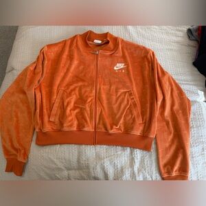 Nike Rust Orange Zip-Up Jacket